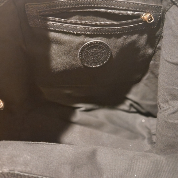 Johnny Was Tippi Tote Black Pebbled Leather - Picture 6 of 11